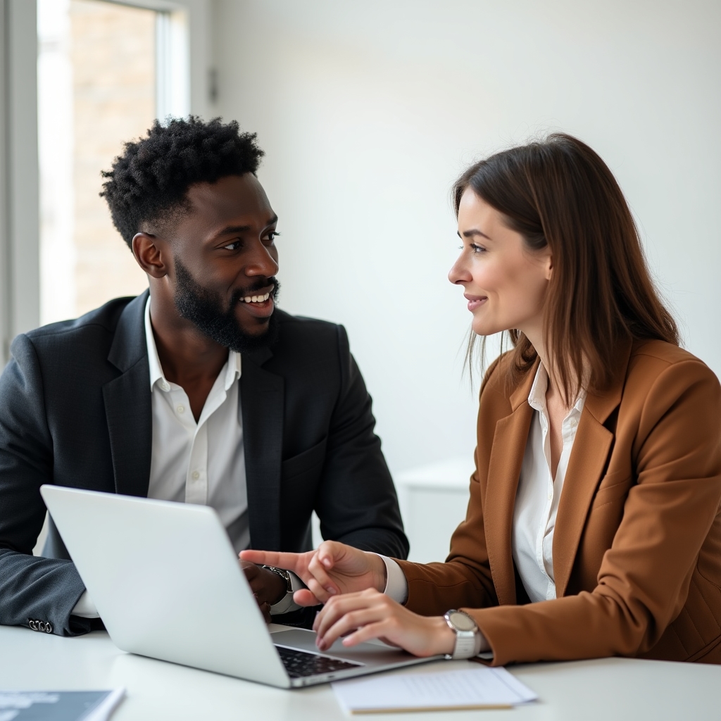Workshop-Teilnehmer stellen Fragen und diskutieren in kleiner Gruppe